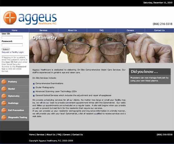 Aggeus Healthcare - Optometry