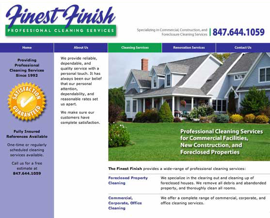 The Finest Finish - Home